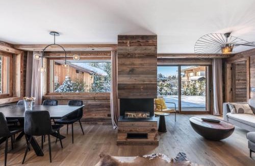 Le Planellet Apartment | Appartement moderne avec espace bien-être et proche télécabine à Megève - FR-1-569-188