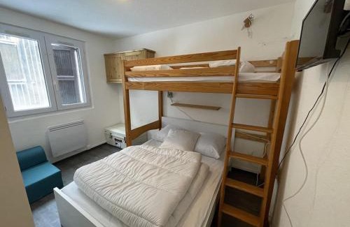 Laveissiere Apartment | Appartement T2 cabine avec balcon, face aux pistes, exposé sud, commerces à proximité - FR-1-787-29