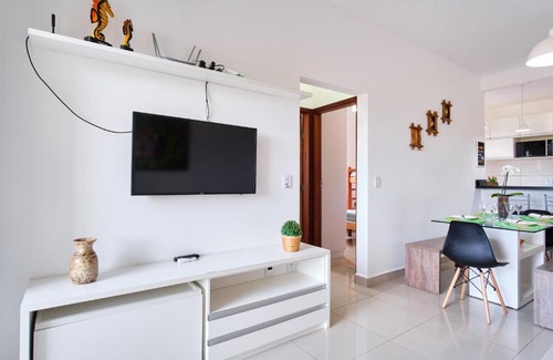Estufa I Apartment | Apt com piscina e churrasqueira perto da orla do Itagua
