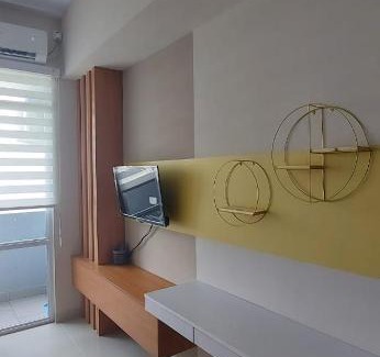Cikarang Apartment | Apt Vasanta Innopark Studio 54R4 Tema Modern dgn Kolam Renang, Onsen, Disney Hotstar dan Netflix