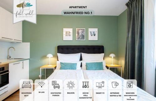 Bayreuth Apartment | Apt Wahnfried Nr1 - Cityapartment mit Küche, Duschbad, Balkon, Parkplatz - zentral aber ruhig