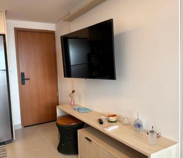 Ponta de Matos Apartment | Apto completo em Cabedelo, proximo a João Pessoa com 2 quartos, cozinha completa e ar condicionado e varanda Gourmet