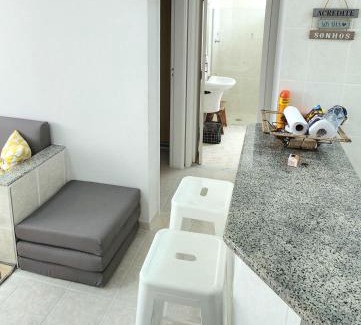 Vila Julia Apartment | Apto Guarujá 1 Dorm com Garagem Coberta 280m da Praia