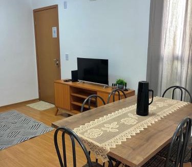 Portal do Sol Apartment | Apto Novo Completo em Condominio com 2 Quartos, WiFi 650 mb
