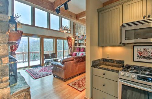 Franconia House | Architect-Designed Franconia Home Hot Tub and Views