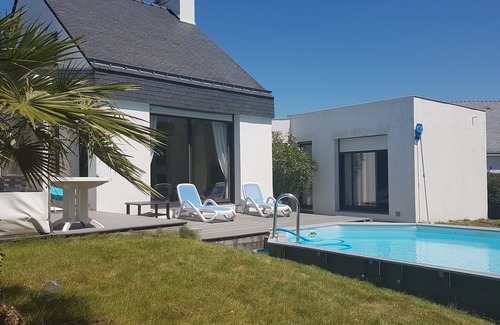 Crach Villa | Architect-designed house with swimming pool Gulf of Morbihan BRITTANY