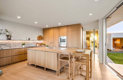 Omaha House | Architectural masterpiece, with private beach access.