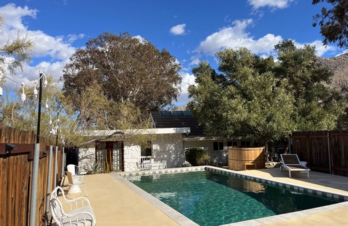 Palm Springs House | Architecturally stunning A-Frame desert home. Feat. Pool/Hot Tub/Artist Studio.