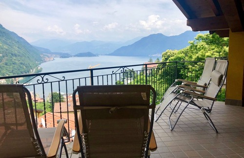 Argegno Apartment | Argegno Penthouse apartment with 180° panoramic lake views by Italian Apartments