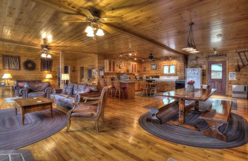 Rangeley House | Ark - Gull Pond home with walk in area to the water