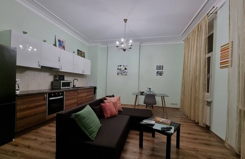 Centrs Apartment | Art Deco One-Bedroom Suite 40m2 in Library House Free 5G WiFi