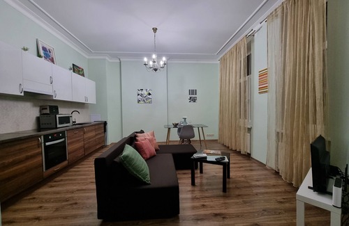 Centrs Apartment | Art Deco One-Bedroom Suite 40m2 in Library House Free 5G WiFi