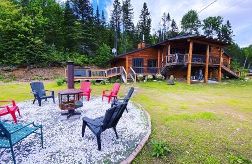 Lantier Ski Chalet | Artemis Log Cabin with Spa & Mountain View