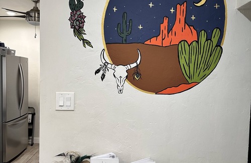 Encanto House | Artsy Modern Downtown 2 Bed Home with Garage & Backyard. Pet friendly!