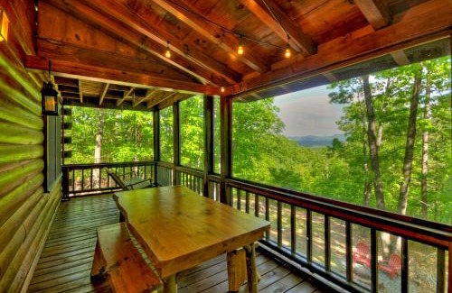 Blue Ridge House | Aska Sunrise - Mountain View Cabin Rental in Aska Adventure Area - Stunning Mountain Views, Pet-friendly, Hot Tub, Game Room, J
