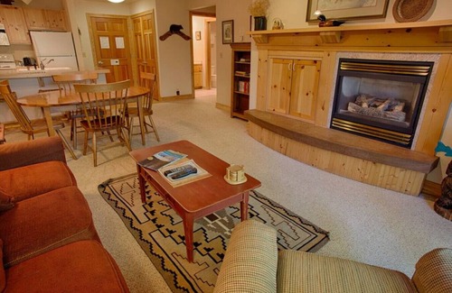 Driggs Condo | Aspen Forest Hideaway: Close to Targhee, Fireplace, In-unit Laundry, Hot Tub