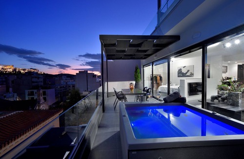 Psirri Apartment | Ater Albus by K&K - Senior Loft with Acropolis View