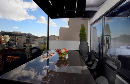 Psirri Apartment | Ater Albus by K&K - Senior Loft with Acropolis View