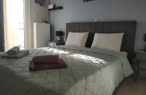 Chaidari Apartment | Athens view apartment near Metro station Agia Marina