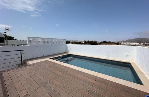Vera Beach Apartment | Atico duplex con piscina privada, solárium y barbacoa