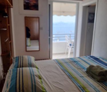 Loutraki-Agioi Theodoroi Apartment | Atlas Apartment with Private Beach and SeaView Blue