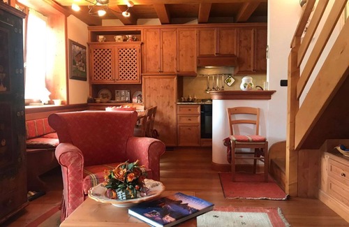 San Vito di Cadore Apartment | Attic on two levels in the heart of the Dolomites