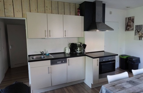 Kuestelberg Apartment | Attractive and comfortable apartment with garden and forest view, dogs welcome