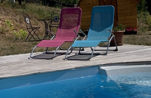 Ronchamp Cabin | Au Bonheur Comtois unusual cabin with swimming pool