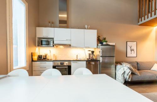 Syote Apartment | Aurinkorinne 2 - Modern 2BD & Loft, free wifi & sauna