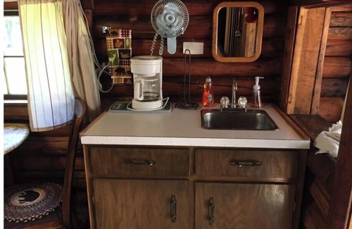 Northome Cabin | Authentic Log Cabin Pet Friendly Northshore Bay Resort Island Lake