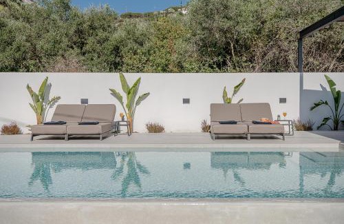 Plaka Villa | Avrilia Seaside Villa Heated Pool