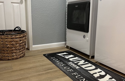Round Rock House | Awesome remodeled home with a movie room and a massive backyard with a firepit