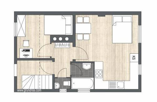Marburg Apartment | AyCatcherHomes - Top Lage I 4 Personen I 2 Schlafzimmer I Zentral I Altstadt Marburg I Nähe Fluss Lahn I WLAN I Apartment SIRIUS