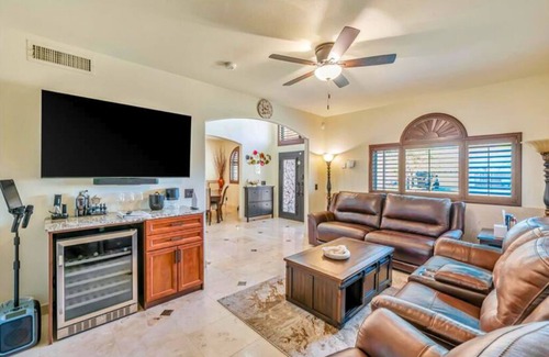 Adobe Hills House | AZ Luxury Vacation Home for 12 – Heated Pool, Hot Tub, Firepits & Game Zones