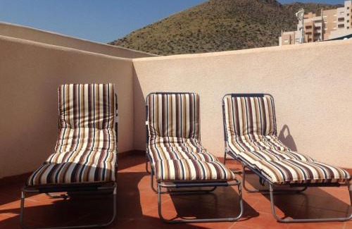 La Azohia House | AZ02 Roof top terrace apartment, 2 bedrooms, 1 bathroom, very close to beach