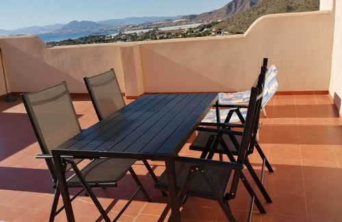 La Azohia Apartment | AZ04: 2 bed, La Azohia, Roof terrace, sea views