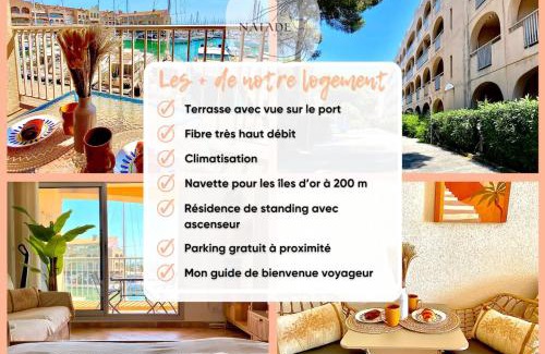 Toulon - Hyeres Apartment | AZUR Appartement avec vue sur l'île de Port Cros