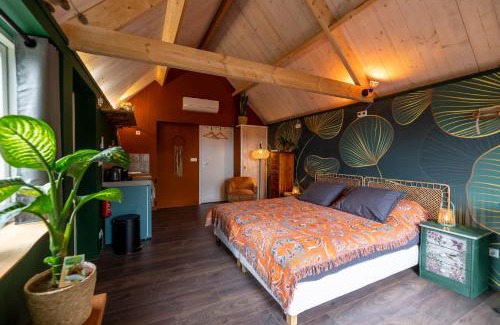 Noordgouwe Bed & Breakfast | B&B de Gouwe Tijd, suite Het Gouden Blad