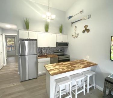 Osage Beach Apartment | B Lakefront! Remodeled, Boat Slip, Patio Views, Pool, Boat Ramp, WIFI