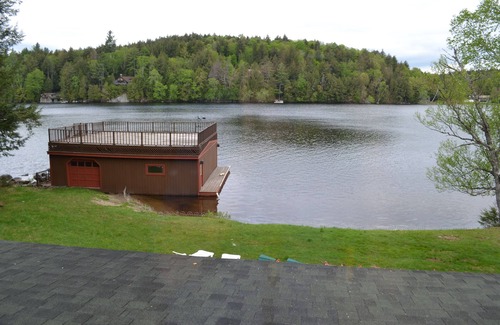 Saranac Lake House | B's Hive on on the shores of Lower Lake