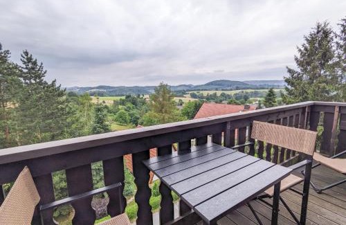 Lichtenhain Apartment | B8 Urlaubsmagie Bergsteigerwohnung mit Balkon mit Aussicht aufs Elbsandsteingebirge