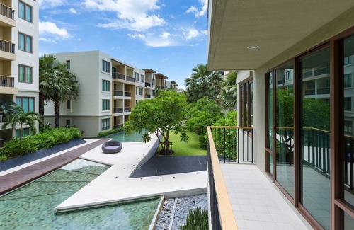 Khao Takiab Apartment | Baan SanSuk HH 2Bedroom Apt PoolView:HBE