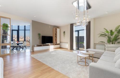 Tbilisi Apartment | Bagebi Views - Spacious Apartment with City Views