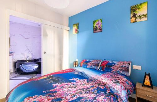 Jacquard - Prefecture Apartment | Baignoire balnéo avec climatisation