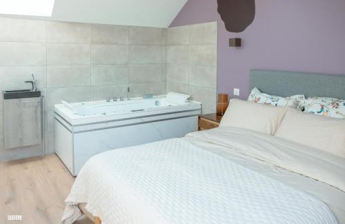 Pontarlier Apartment | Baignoire Balnéo romantic experience - L'époque