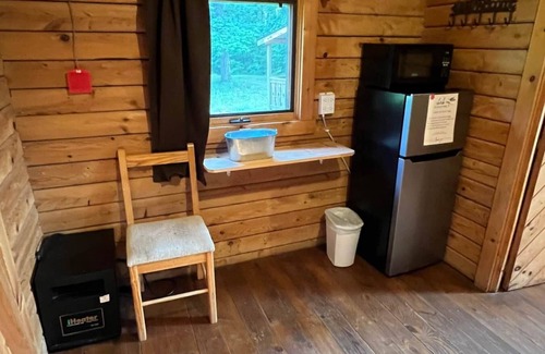 Helmsburg Cabin | "Baker" Camping Cabin #2 | Pet Friendly