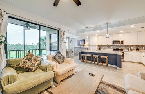 Lakewood Ranch Condo | Balcony w/Course View: Lakewood National Getaway