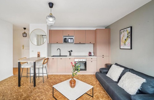 Villette - Maisons Neuves Apartment | Baraban Apartment for 4 people with Balcony near Part-Dieu