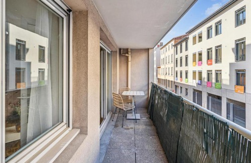 Villette - Maisons Neuves Apartment | Baraban Apartment for 4 people with Balcony near Part-Dieu