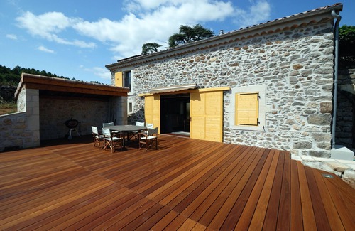 Lachapelle-sous-Aubenas House | Barn completely renovated and air conditioned in an old farm